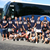 Campers con il pullman degli Hoyas  