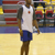 Patrick Ewing Jr. in allenamento durante l'NBA Europe Live 2010 di Milano  