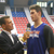 Danilo Gallinari intervista da Pietro Colnago (Sky) durante l'NBA Europe Live 2010 di Milano  