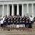 Campers davanti al Lincoln Memorial  